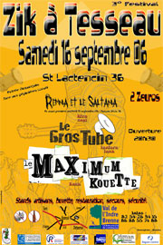 Festival Zik de Tesseau, 3e edition - France - Septembre 2006